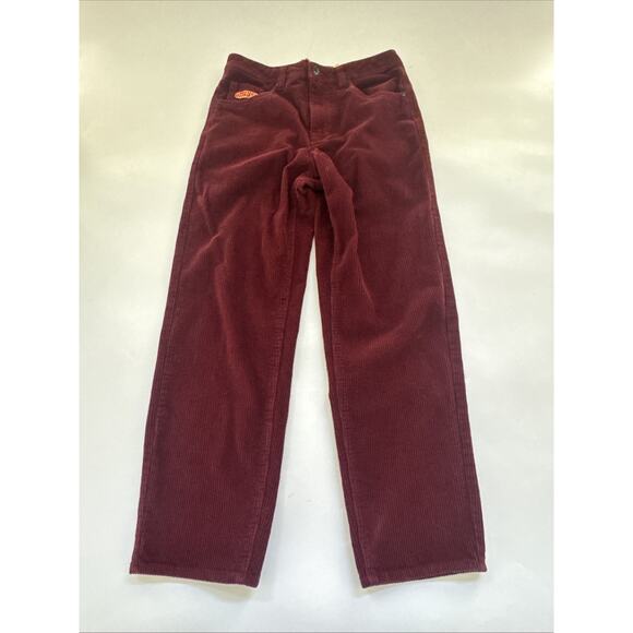 Empyre Corduroy Pant Red Mens 30x28 Casual Skate Streetwear Y2K - Picture 1 of 13